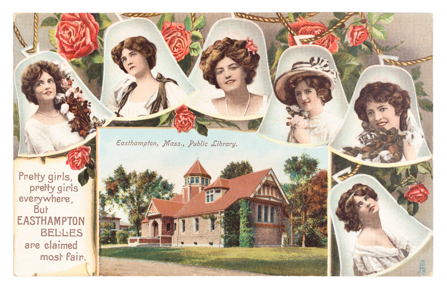 Easthampton Belles, Vintage Postcard, Henry Amistadi, New City, Easthampton, Massachusetts
